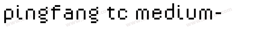pingfang tc medium字体转换